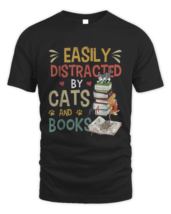 Womens Cats 365 I Love My Cats V-Neck T-Shirt